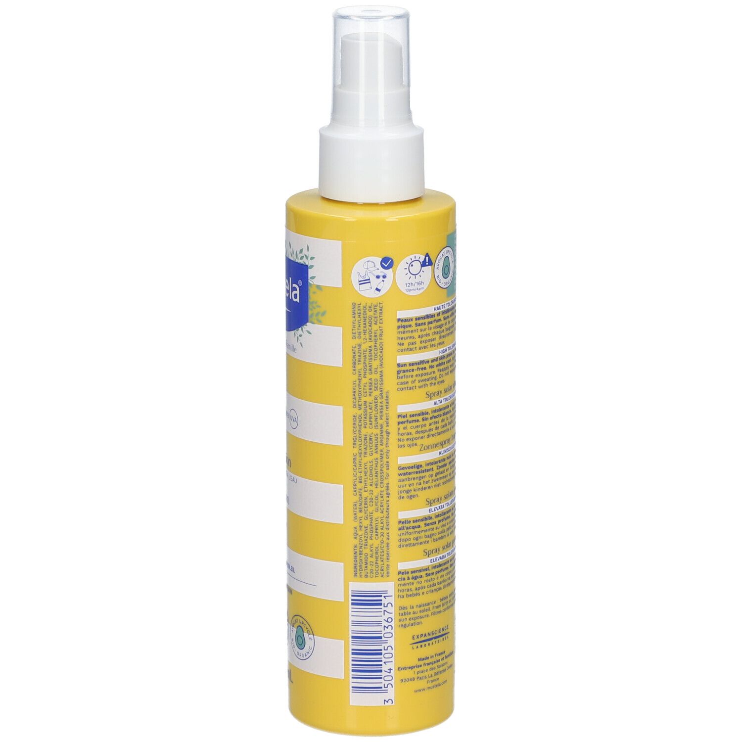 mustela® Spray Solaire haute protection SPF 50