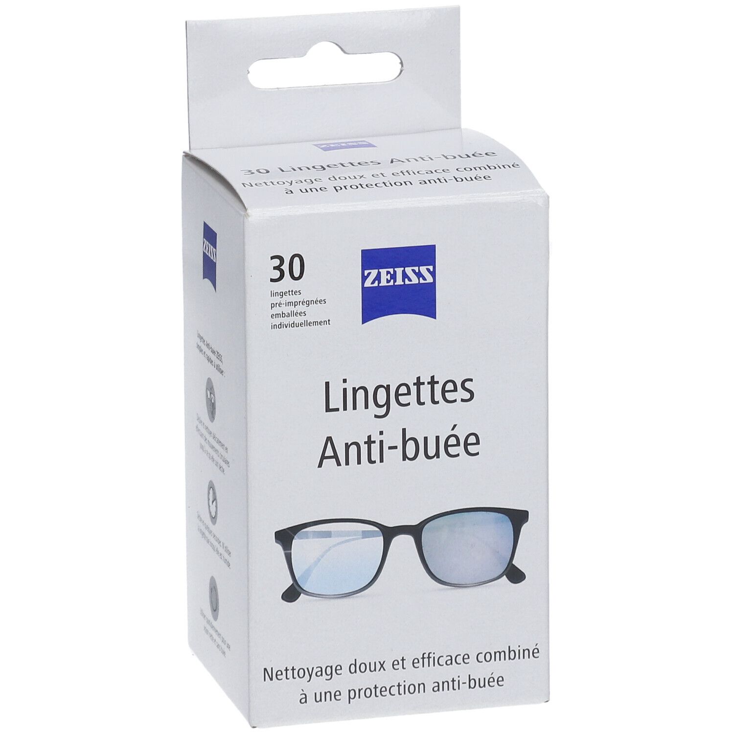 Zeiss Lingettes Nettoyantes Anti-buée 30 Unités
