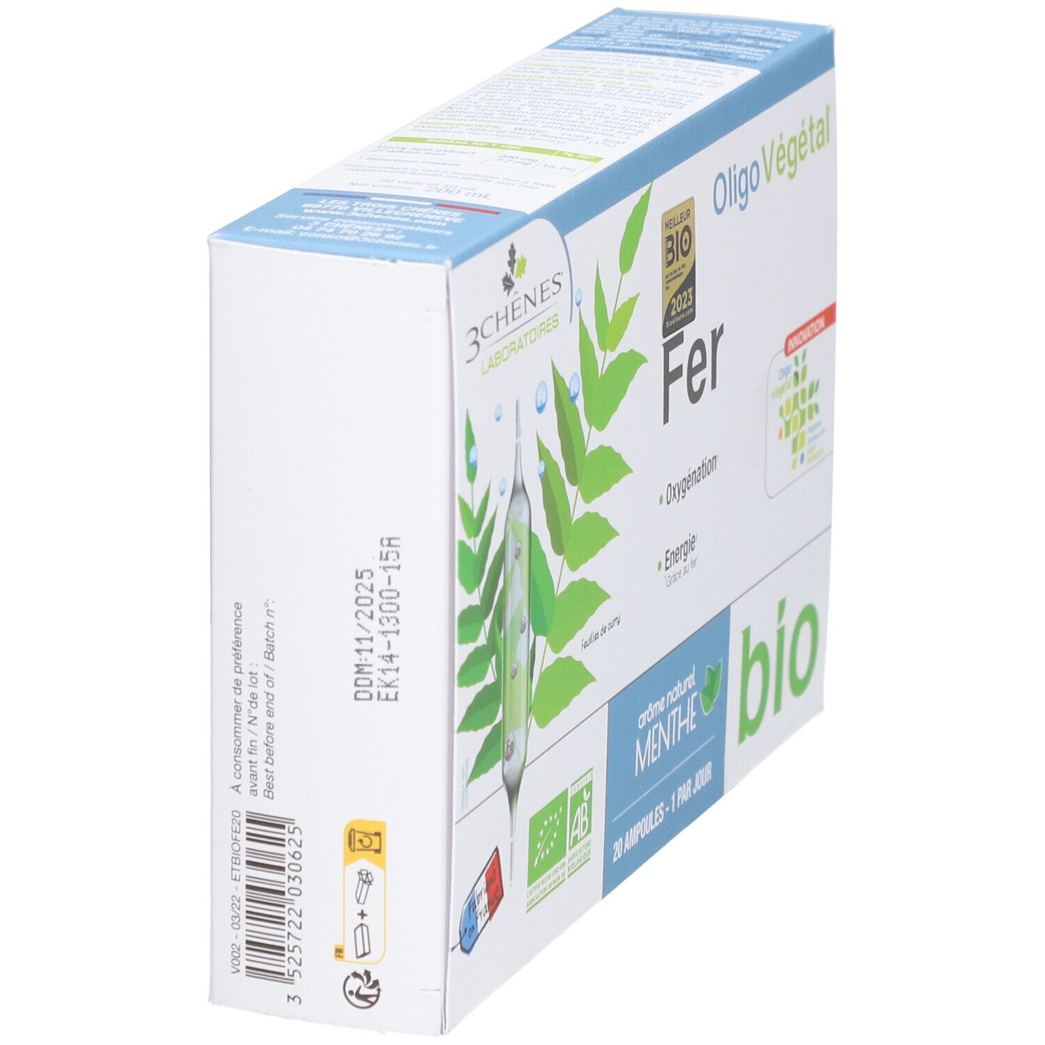LES 3 CHÊNES Oligo Végétal® Fer bio