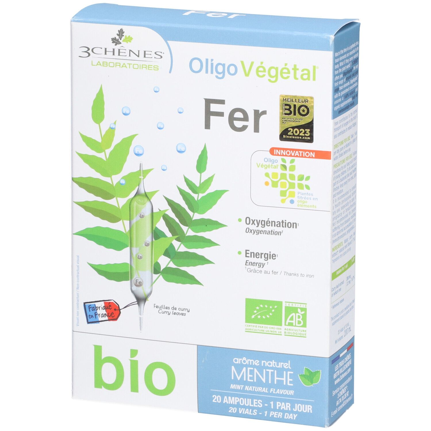 LES 3 CHÊNES Oligo Végétal® Fer bio