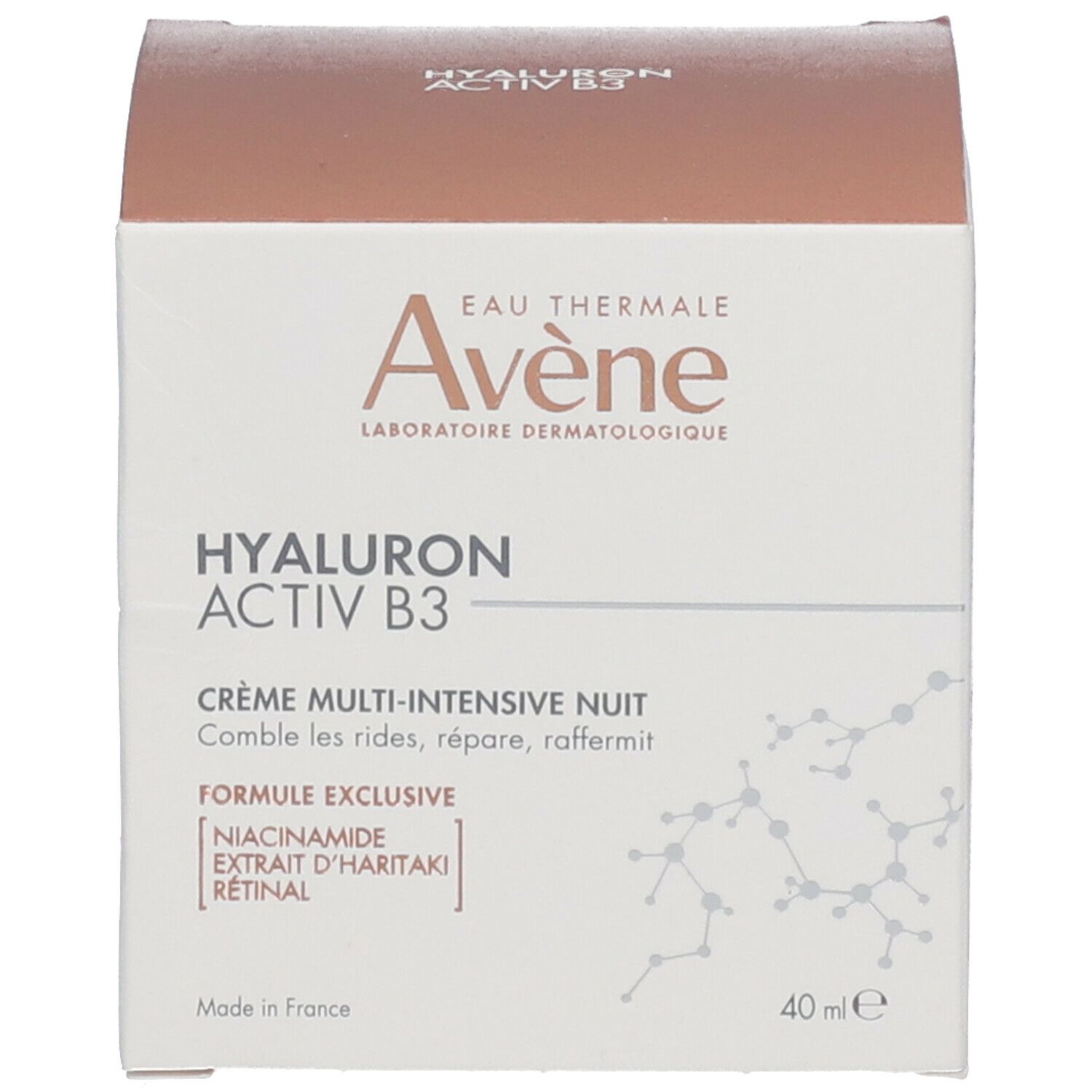 HYALURON ACTIV B3 - Crème de Nuit Multi-Intensive - Visage - Tous Types de  Peaux, 40ml