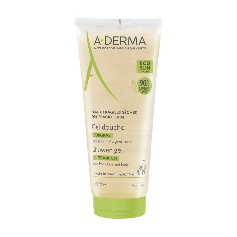 A-DERMA LES INDISPENSABLES Gel douche surgras