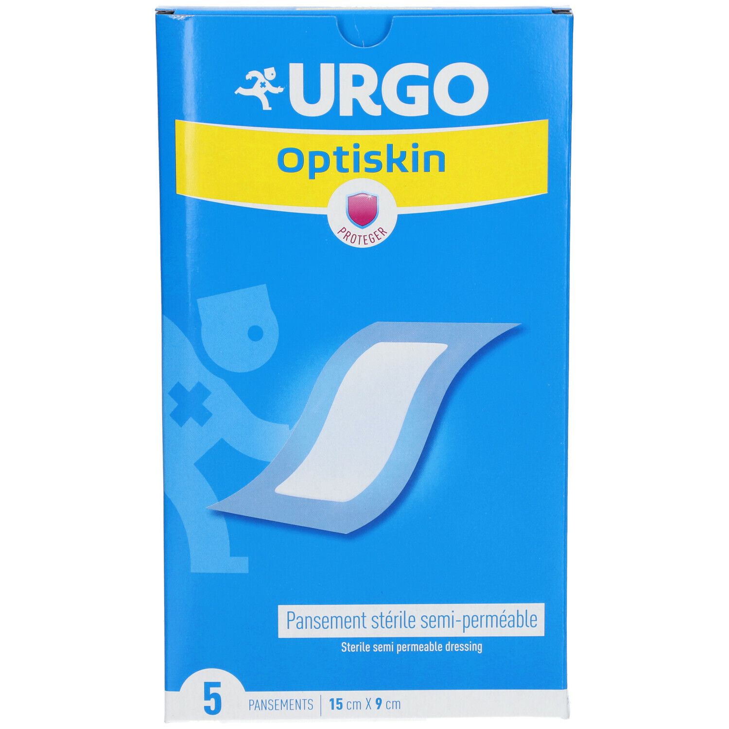 URGO Optiskin Pansement stérile 15 cm x 9 cm