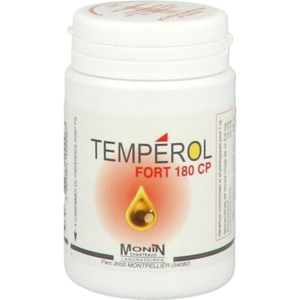 Tempérol Fort, Comprimé, complément alimentaire à base de levure rouge de riz et coenzyme