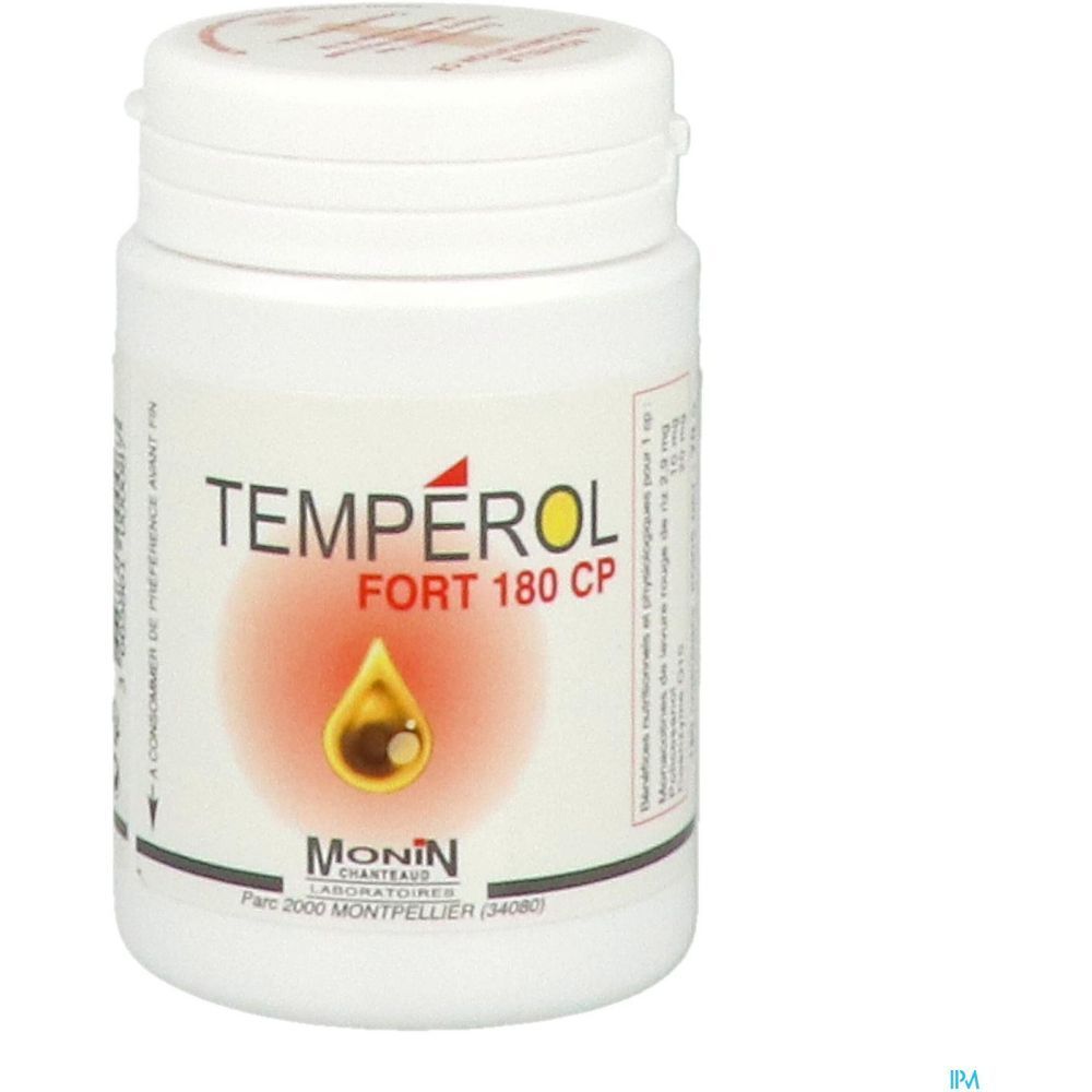 Tempérol Fort, Comprimé, complément alimentaire à base de levure rouge de riz et coenzyme