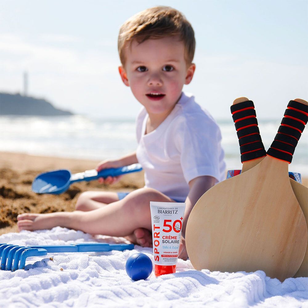 Laboratoires de Biarritz Crème Solaire Bébé & Enfant Sport SPF50+