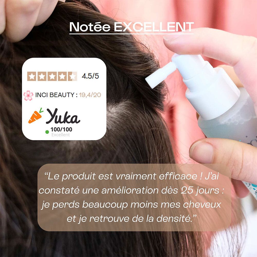 Avis client "EXCELLENT" pour le produit OMUM, 4.5/5 étoiles, label Yuka.