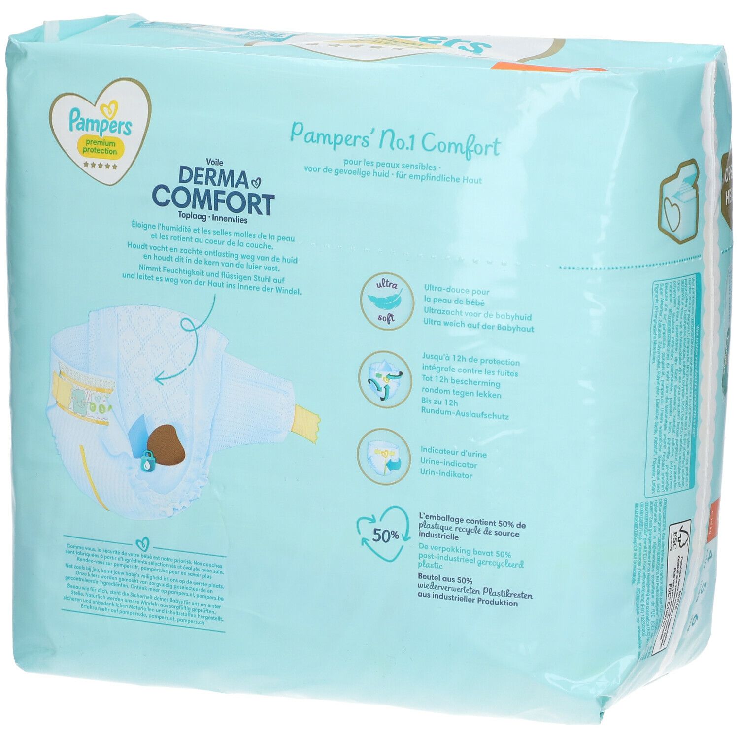 Pampers® Premium Protection™ Couche Taille 3, 6-10 kg