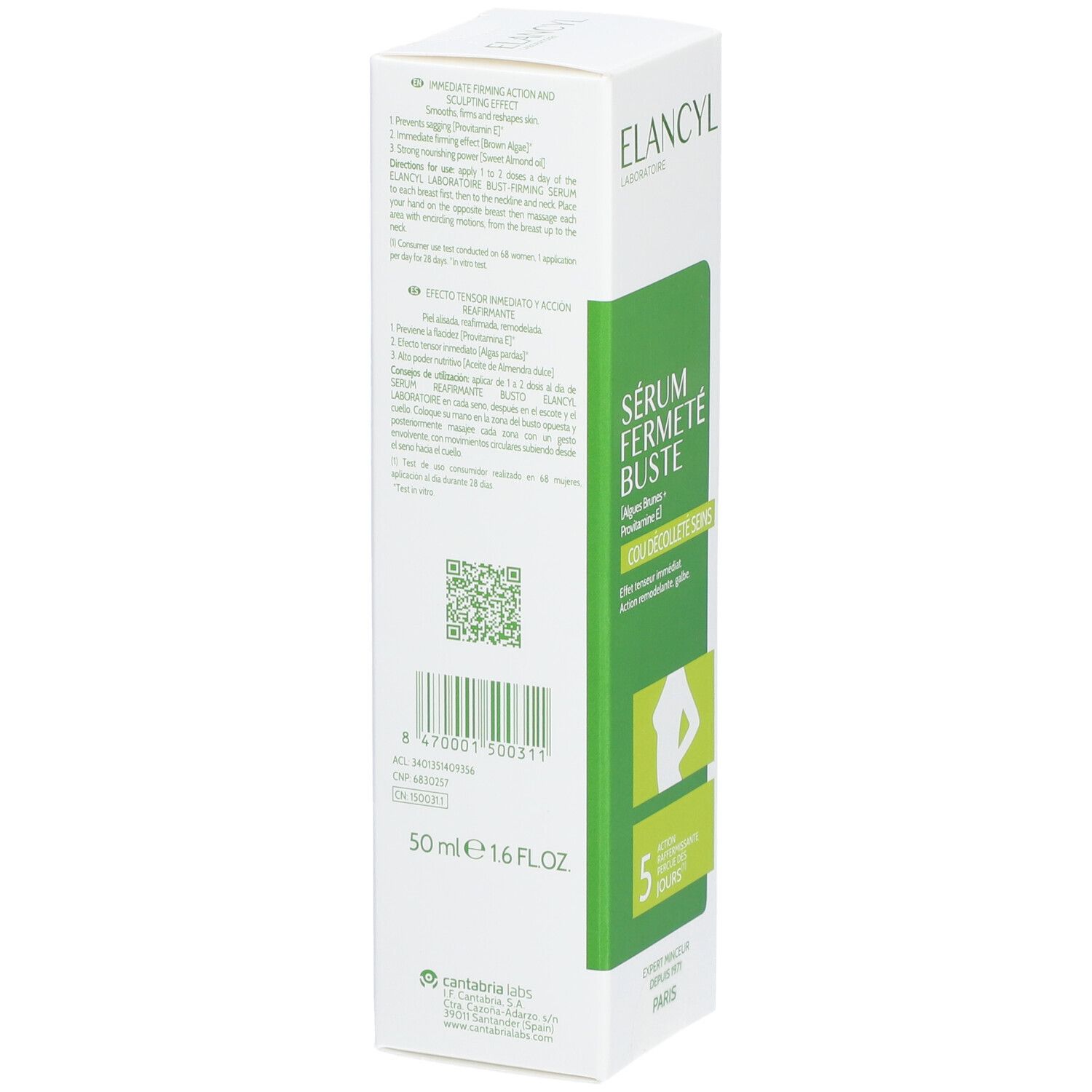 ELANCYL Sérum fermeté buste Algues brunes + provitamine E