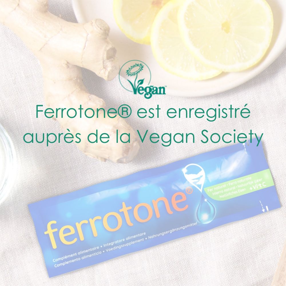 Ferrotone® + Vitamine C au goût pomme