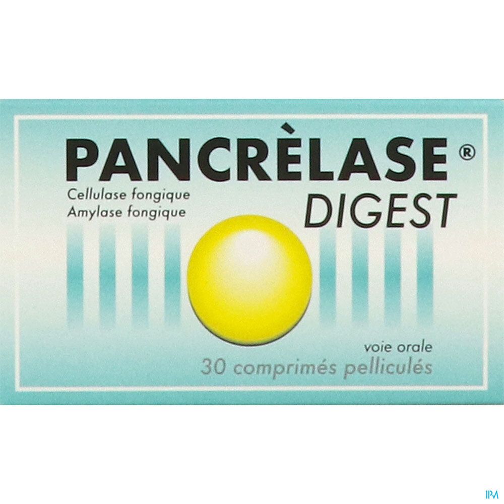 Pancrélase Digest, Comprimé, complément alimentaire à base d'enzymes amylase et cellulase,