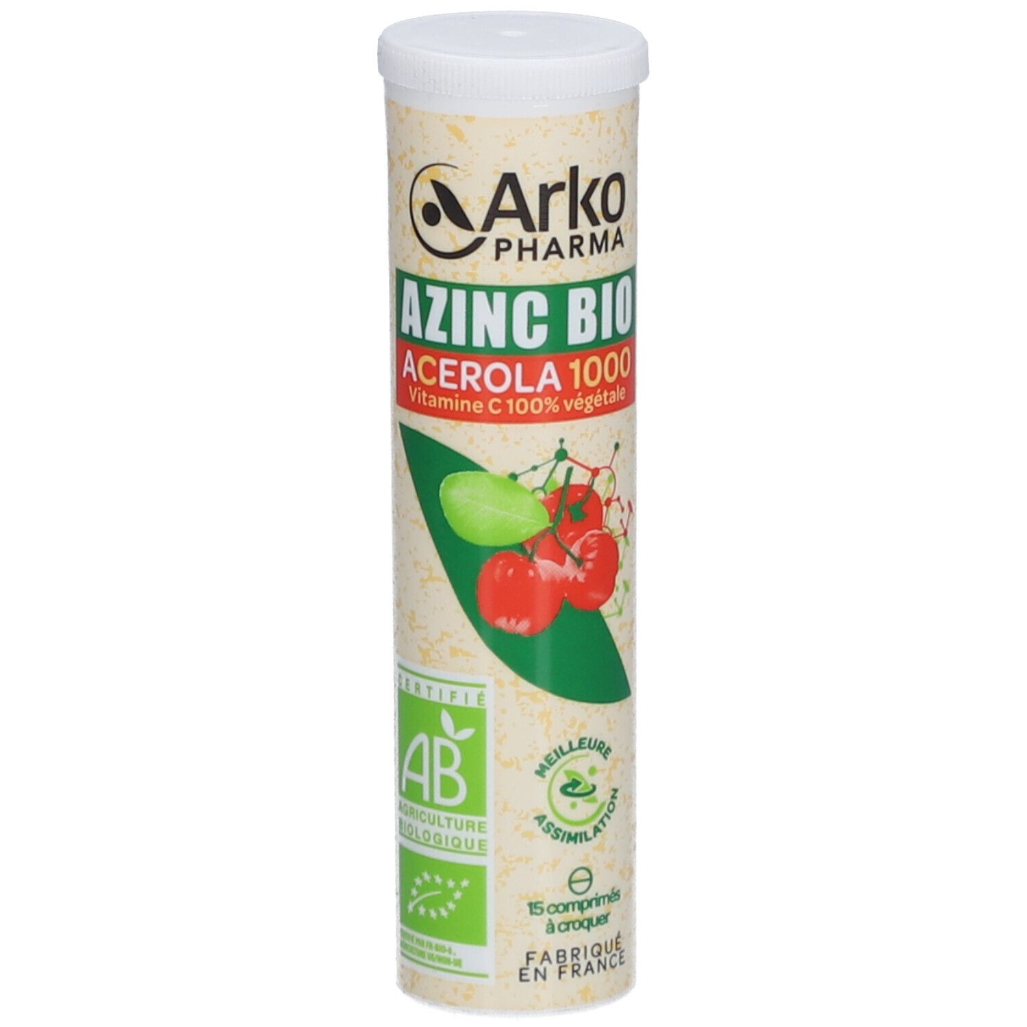 AZINC NATUREL ACERO 1000 BIO C Comprimé à croquer