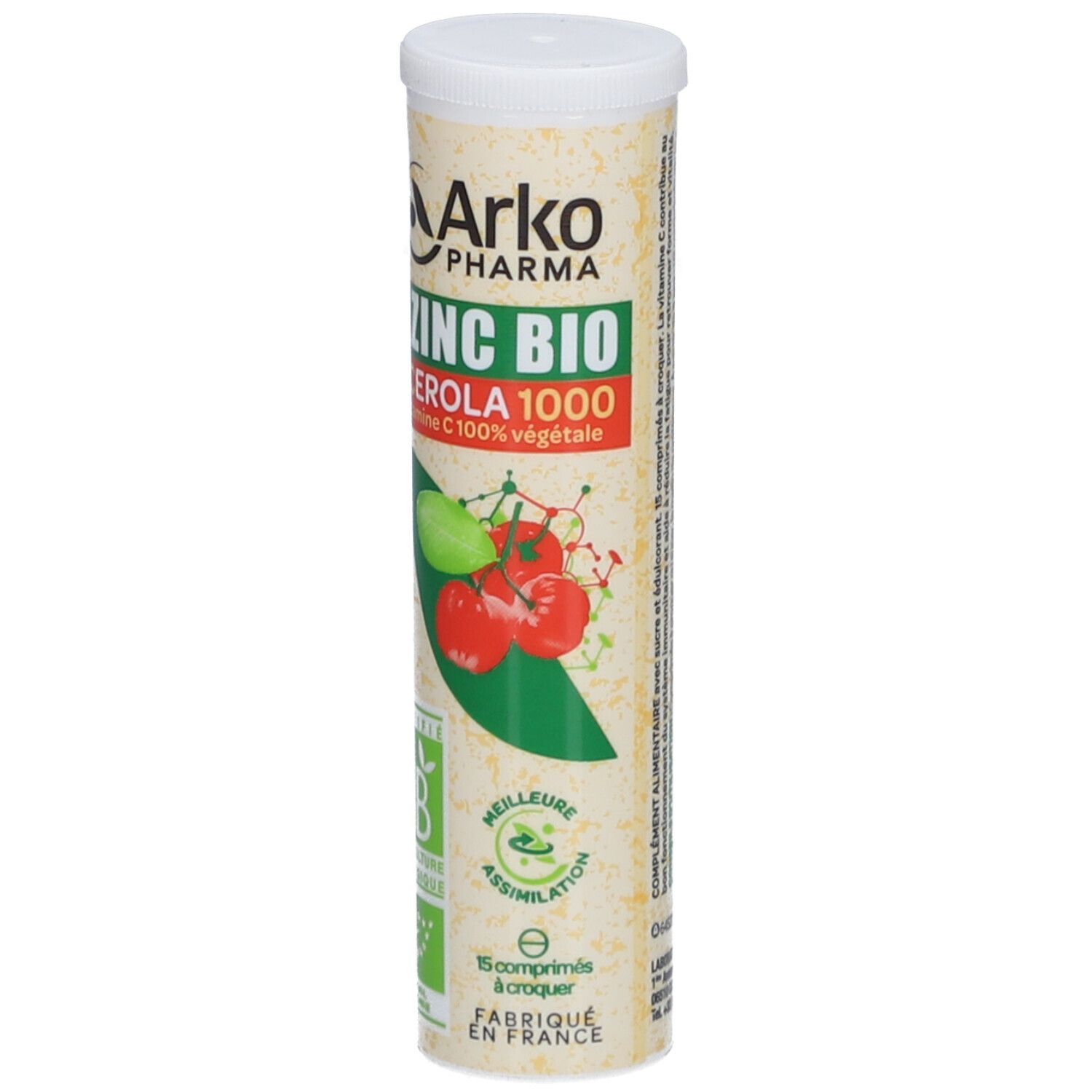 AZINC NATUREL ACERO 1000 BIO C Comprimé à croquer