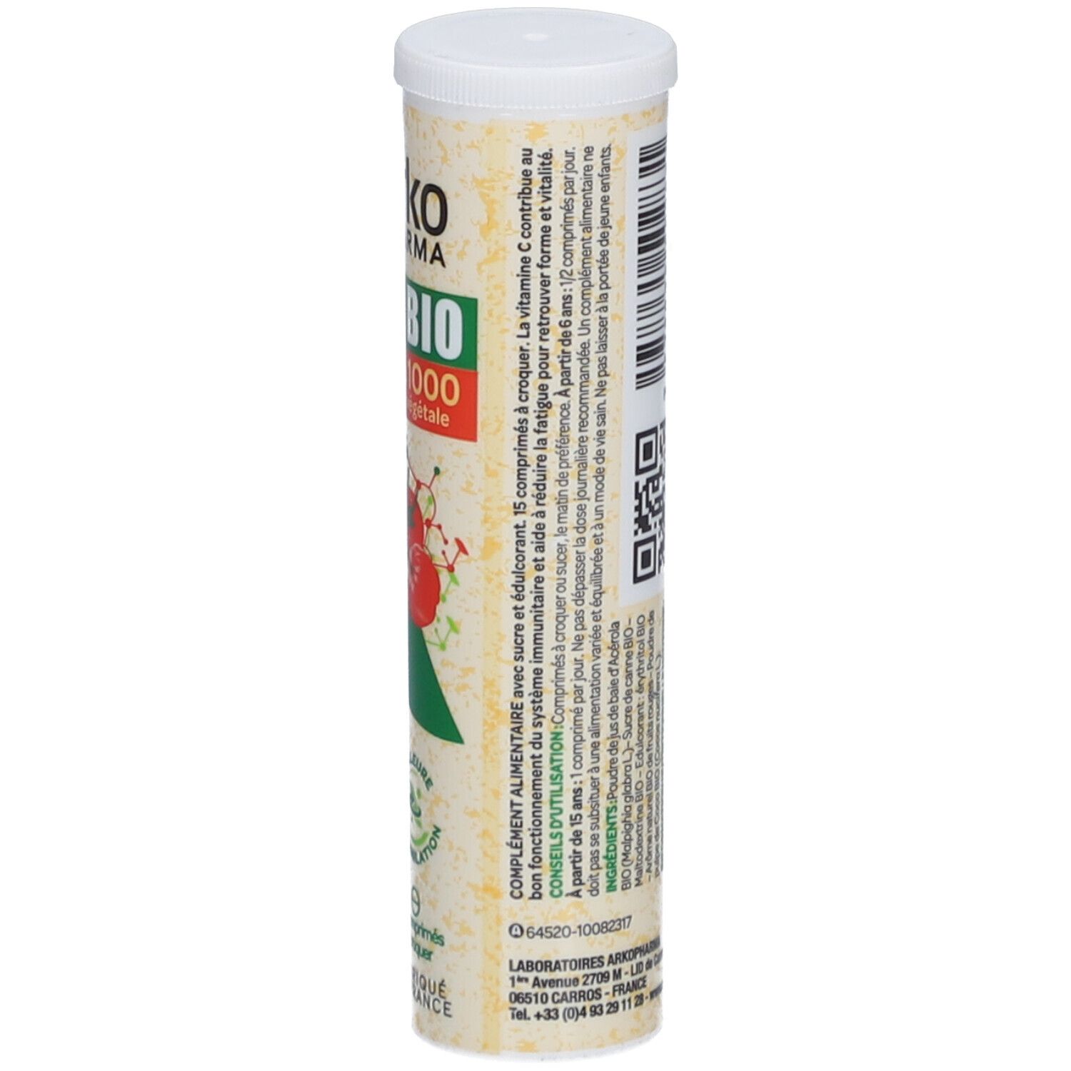 AZINC NATUREL ACERO 1000 BIO C Comprimé à croquer