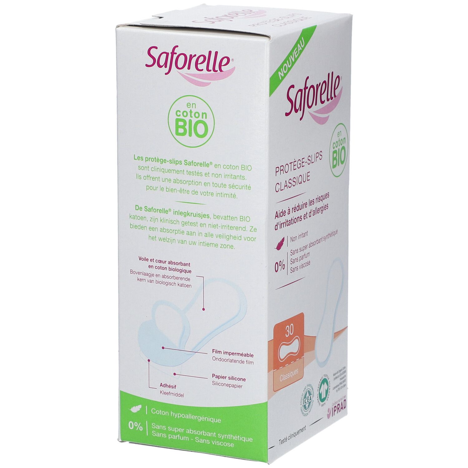 Saforelle® Protège-Slip Classique BIO