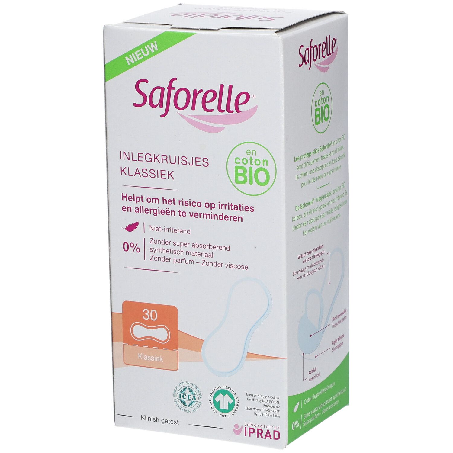 Saforelle® Protège-Slip Classique BIO
