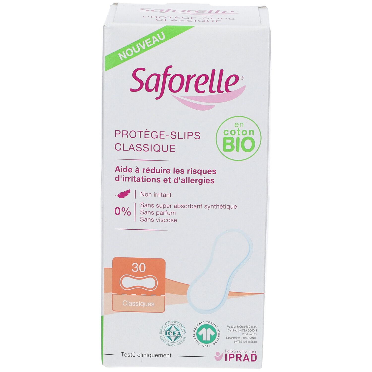 Saforelle® Protège-Slip Classique BIO