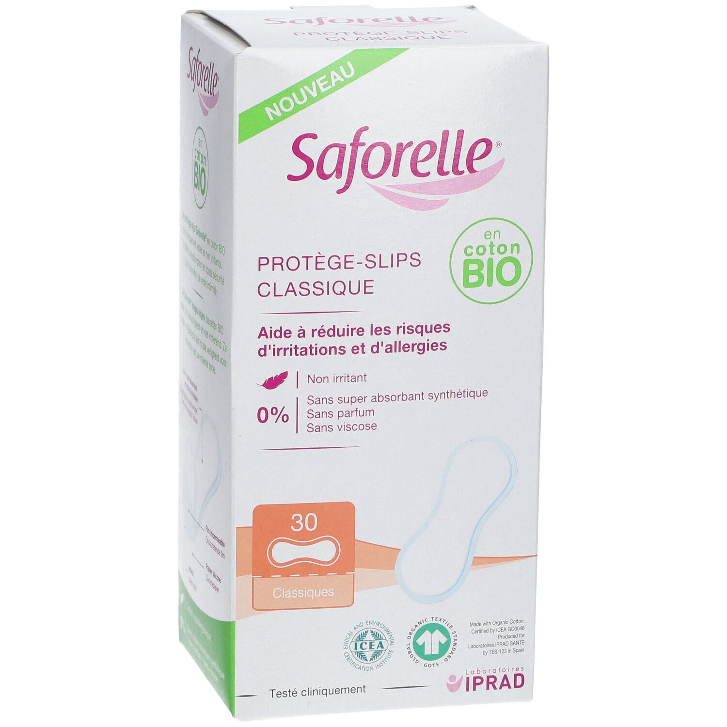 Saforelle® Protège-Slip Classique BIO