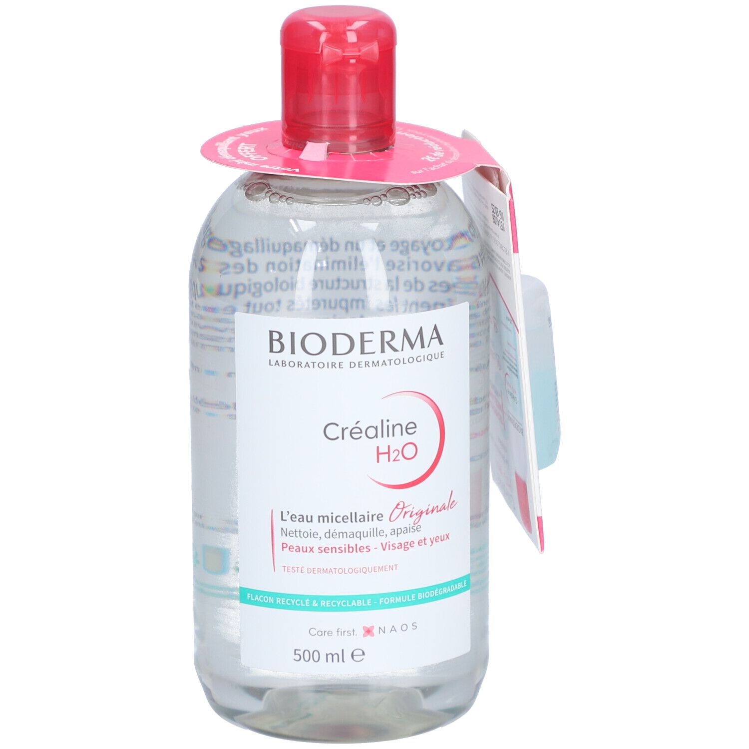 BIODERMA Créaline H2O Eau micellaire nettoyante apaisante sans parfum