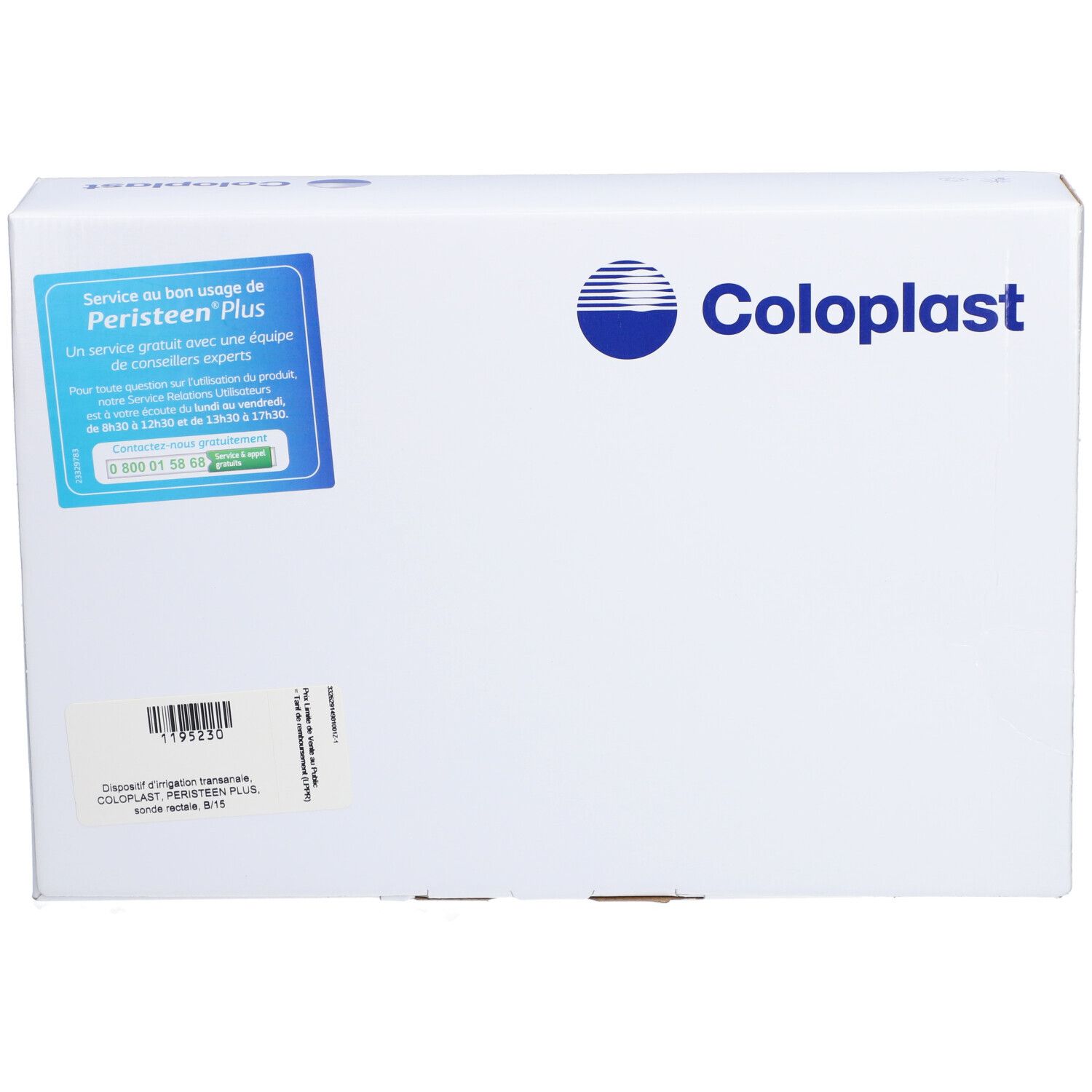 PERISTEEN PLUS IRRIGATION TRANSANALE SONDE RECTALE - Sonde rectale à ballonnet courte, aut