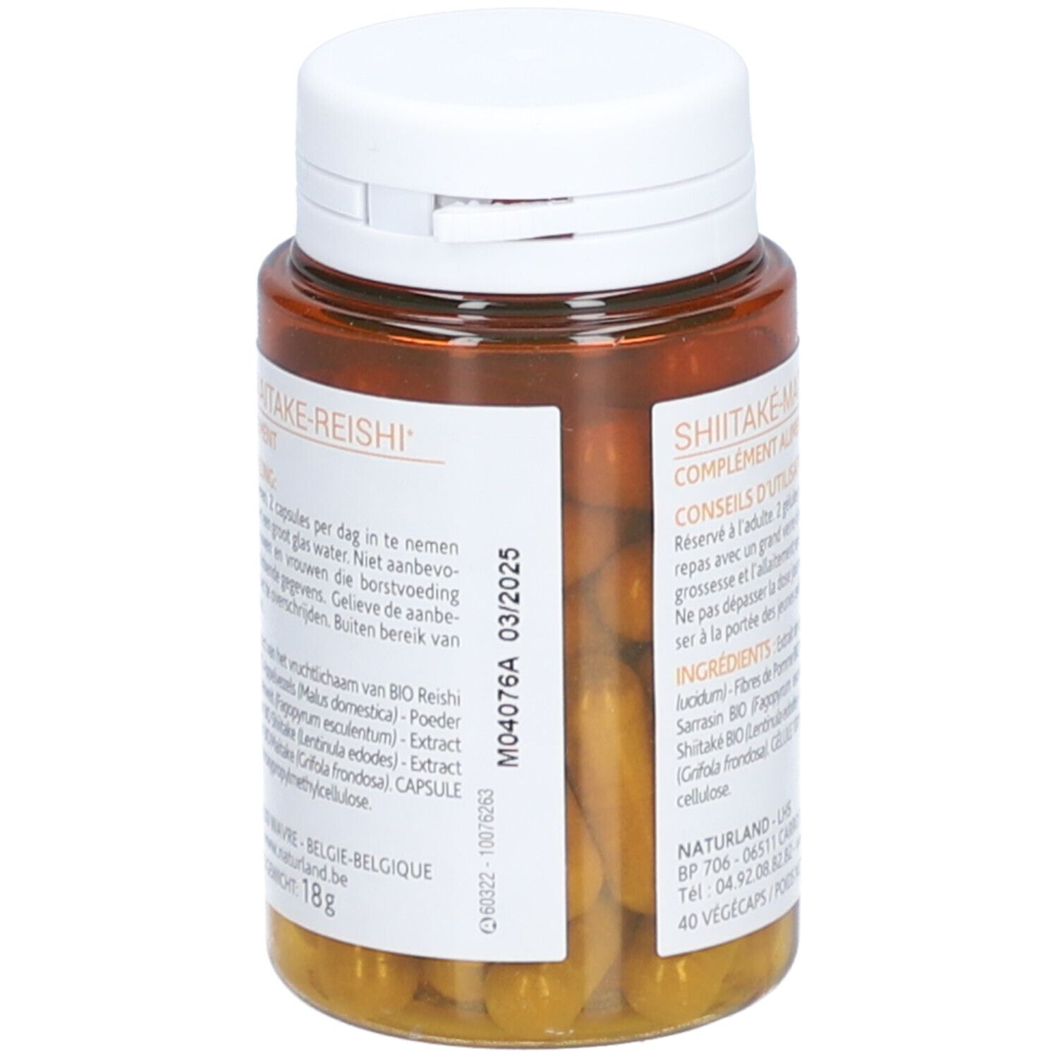 Naturland Shiitaké Maitaké-Reishi* Bio - Végécaps