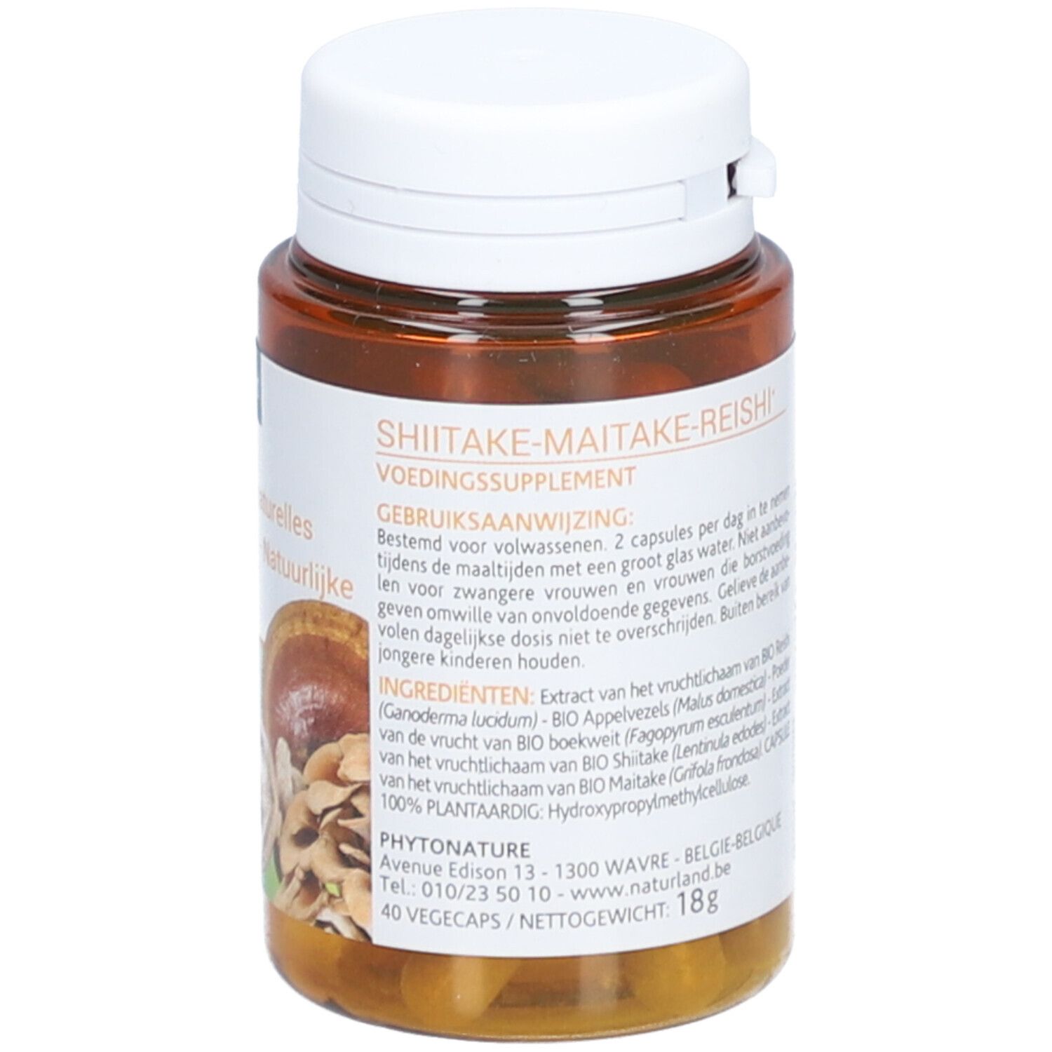 Naturland Shiitaké Maitaké-Reishi* Bio - Végécaps