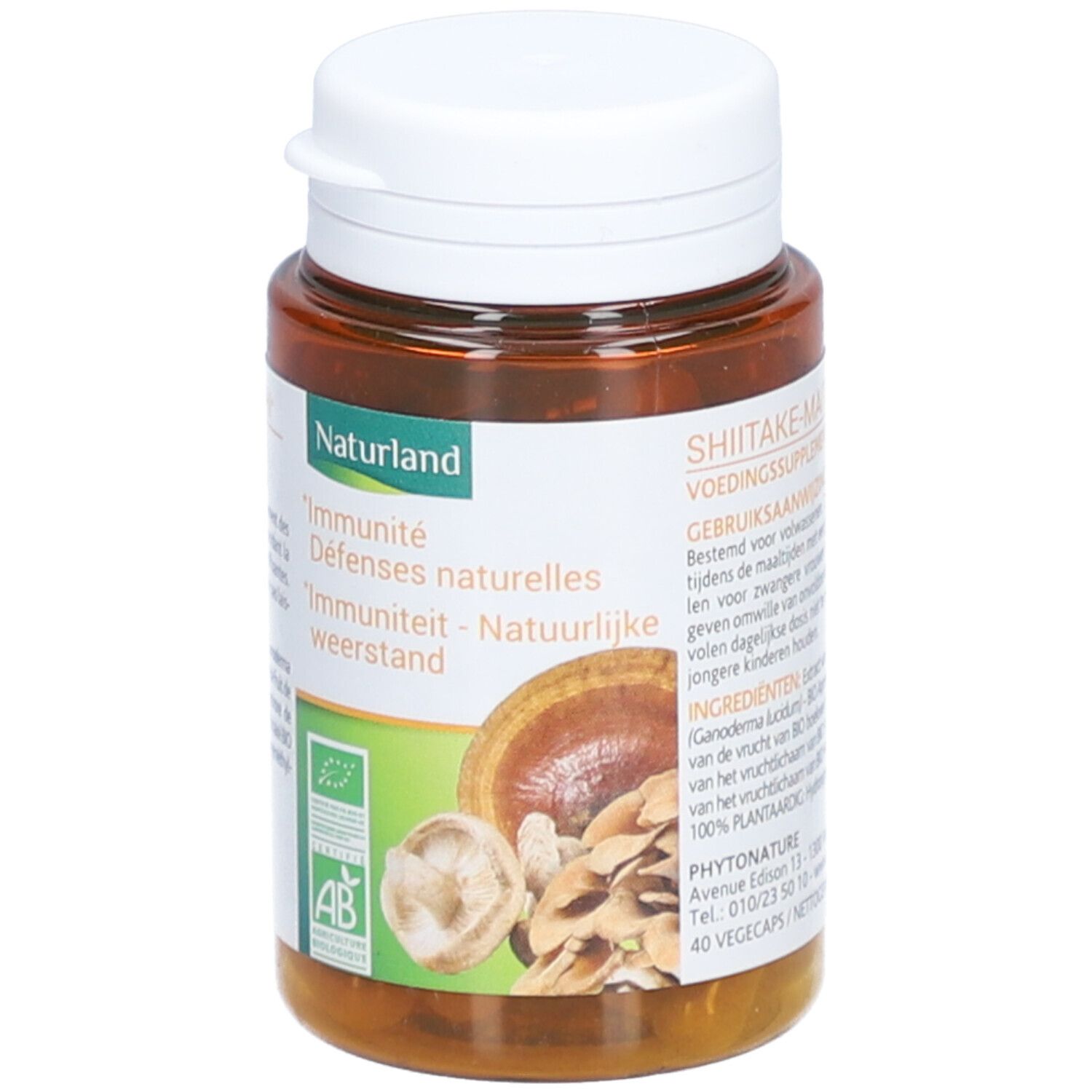Naturland Shiitaké Maitaké-Reishi* Bio - Végécaps