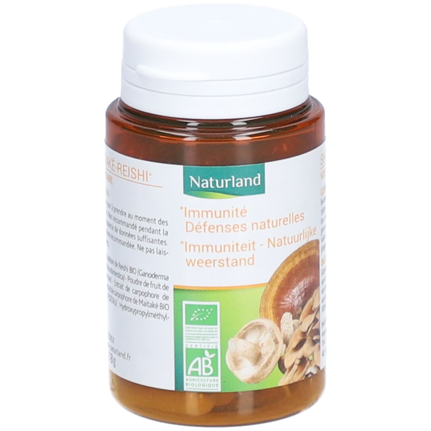 Naturland Shiitaké Maitaké-Reishi* Bio - Végécaps