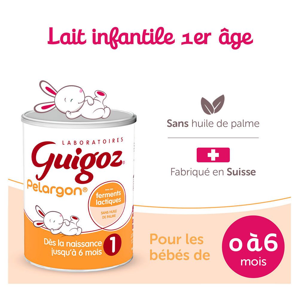 GUIGOZ® Pelargon® 1 Lait 1er âge