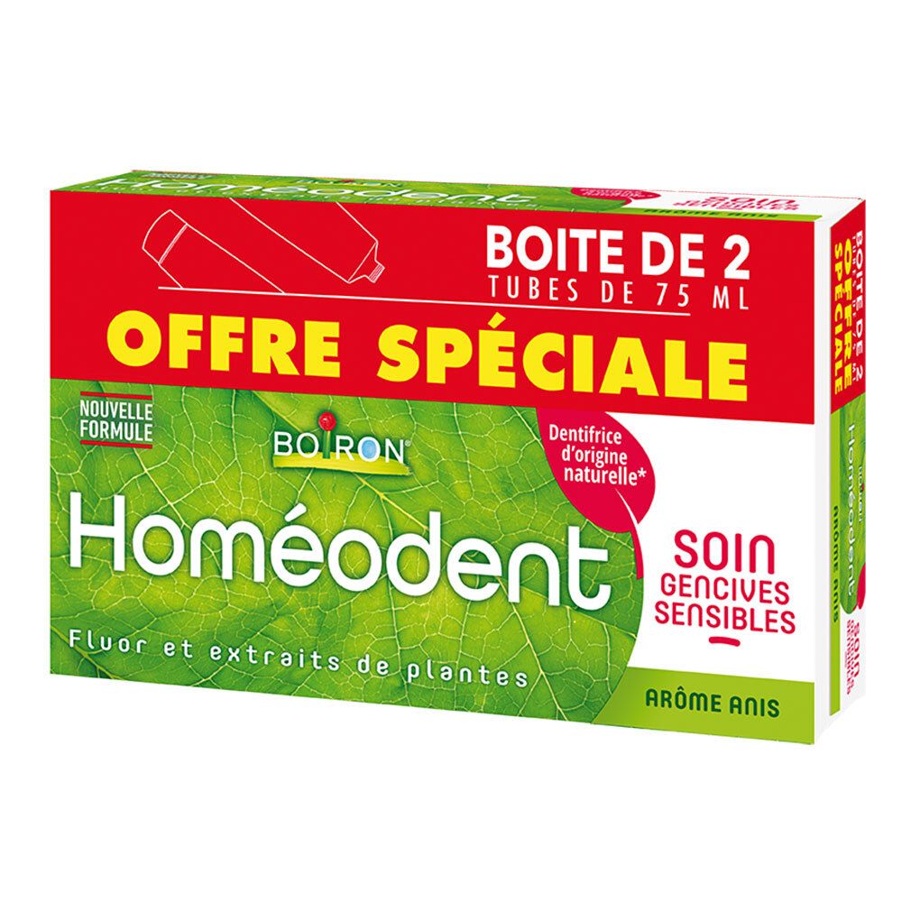Boiron Homéodent Soin Gencives Sensibles Lot de 2