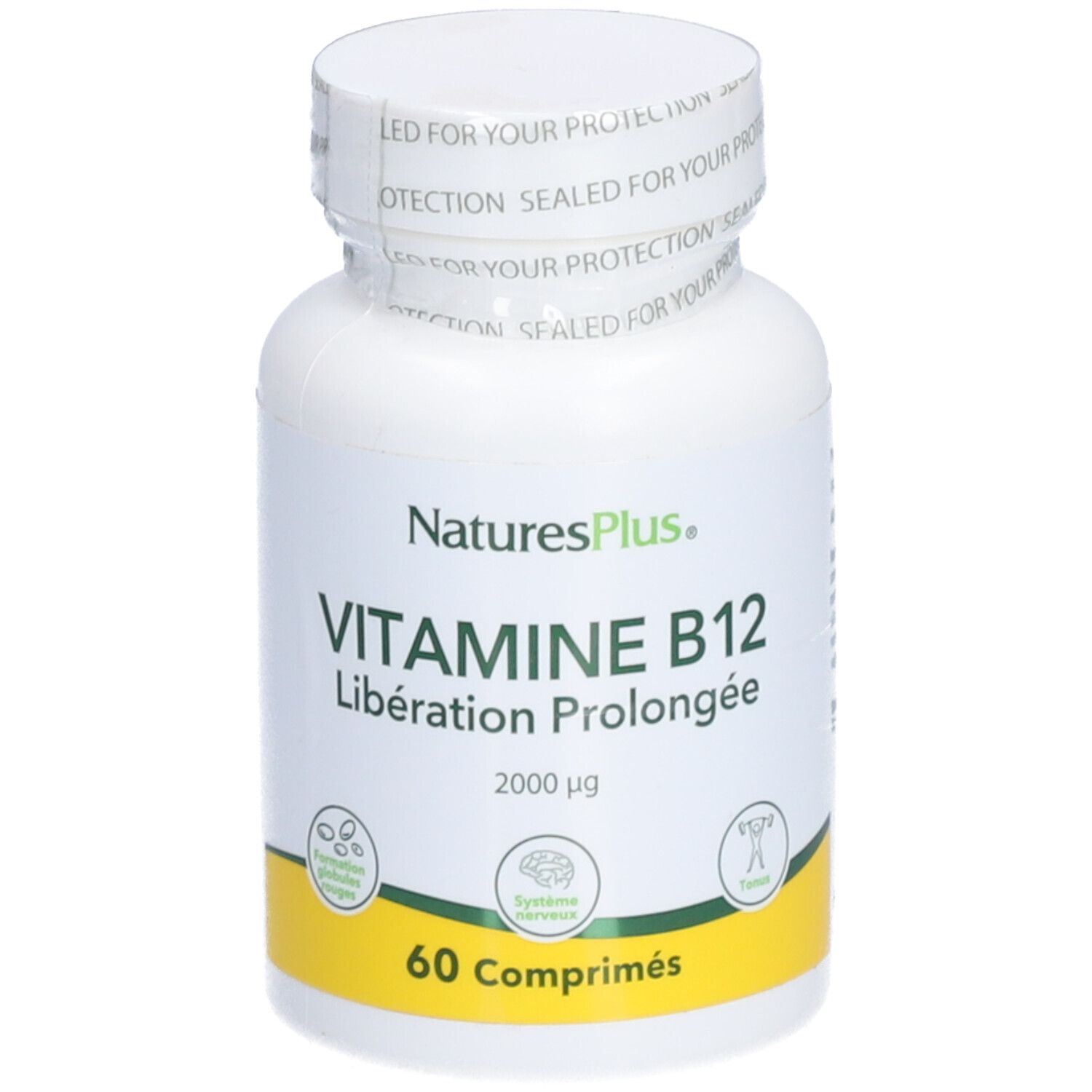 NATURESPLUS® Vitamine B12 2000 µg Libération prolongée