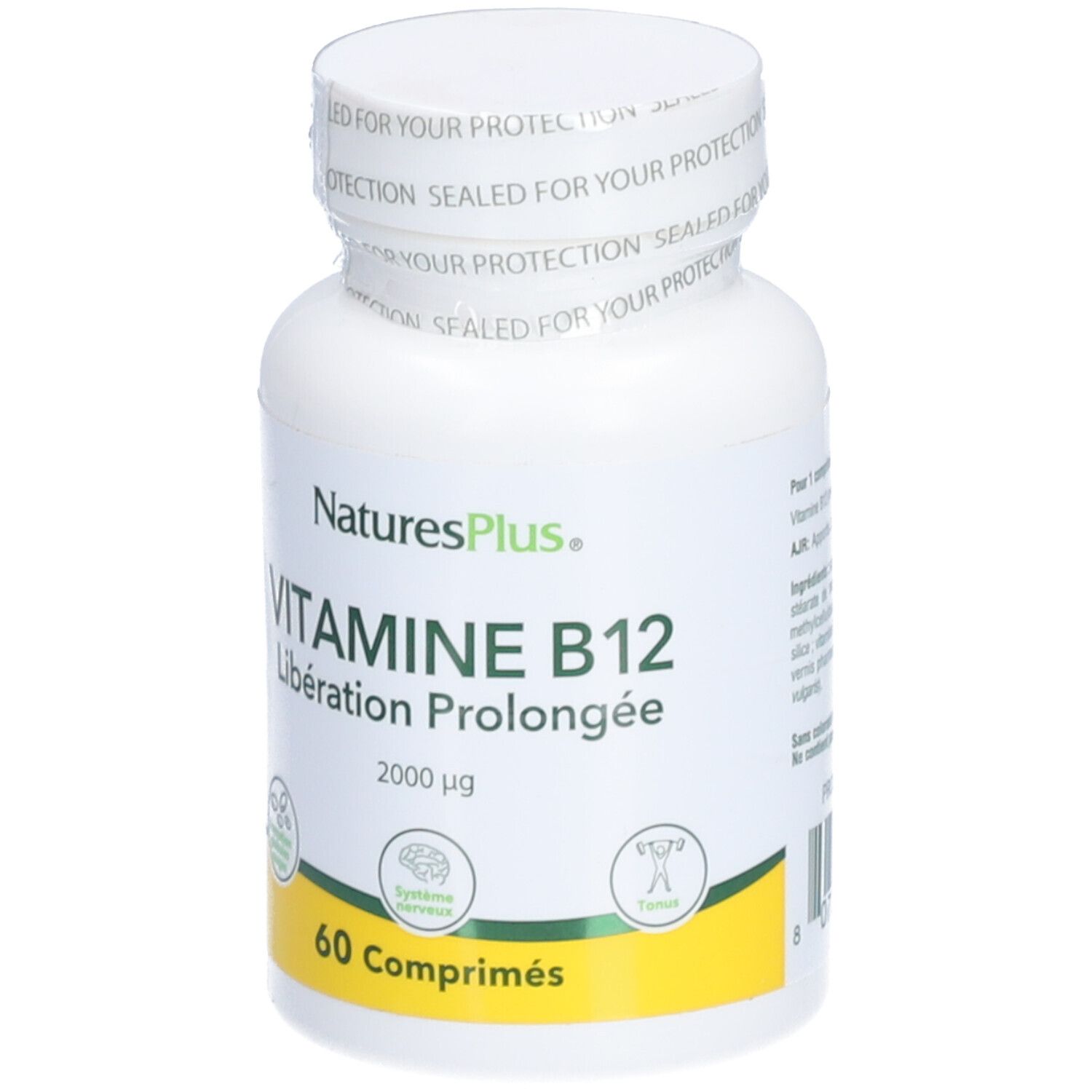 NATURESPLUS® Vitamine B12 2000 µg Libération prolongée