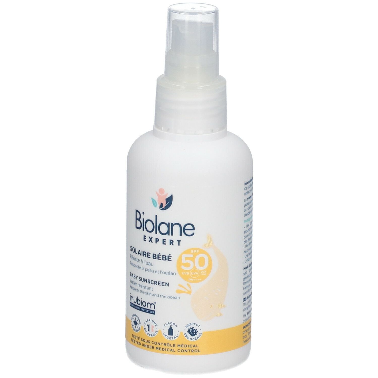 Biolane Crème solaire SPF 50 125 ml - Redcare Pharmacie