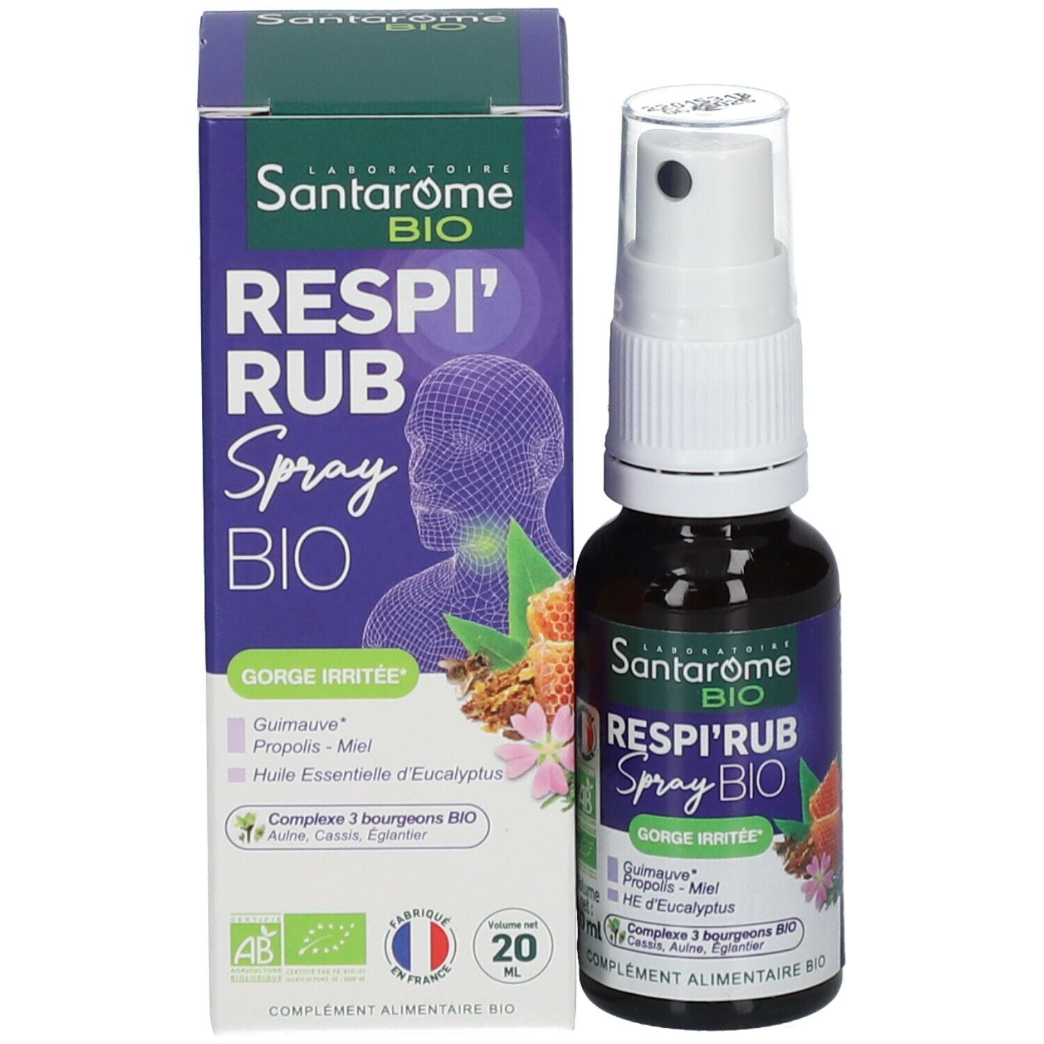 Santarome Respi'Rub Spray Bio