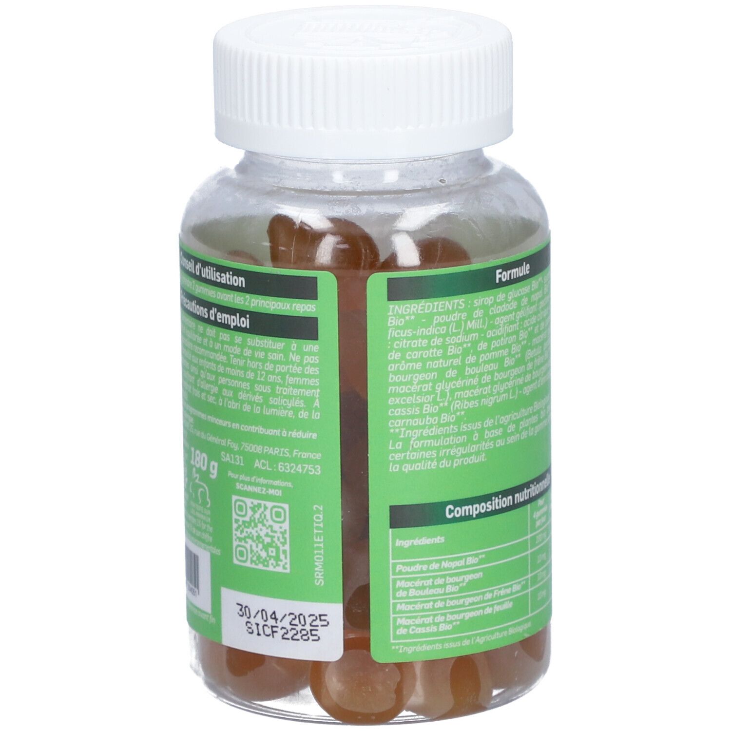 Santarome Mon Coupe Faim + Bio - Goût Pomme