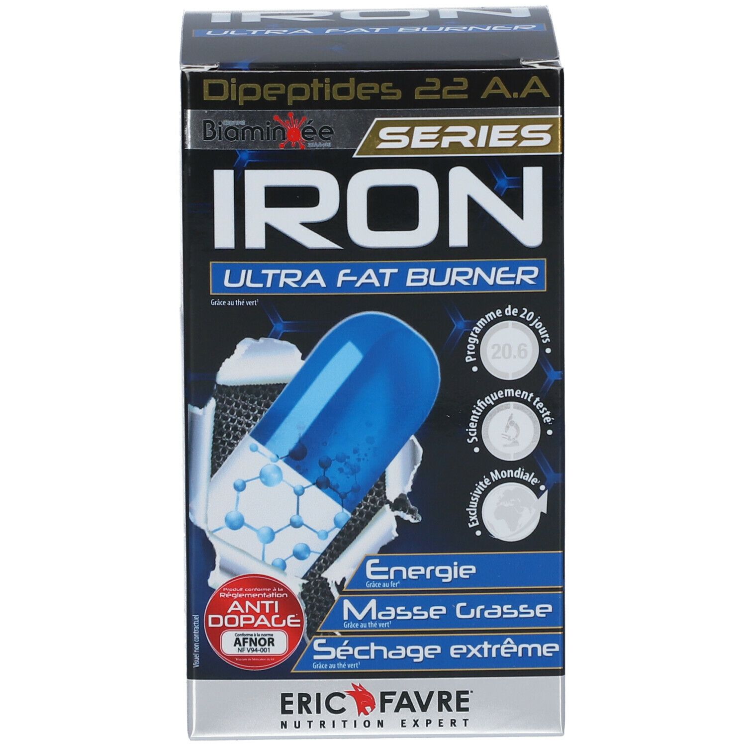 ERIC FAVRE® Brûleur de graisse Iron Ultra Fat Burner