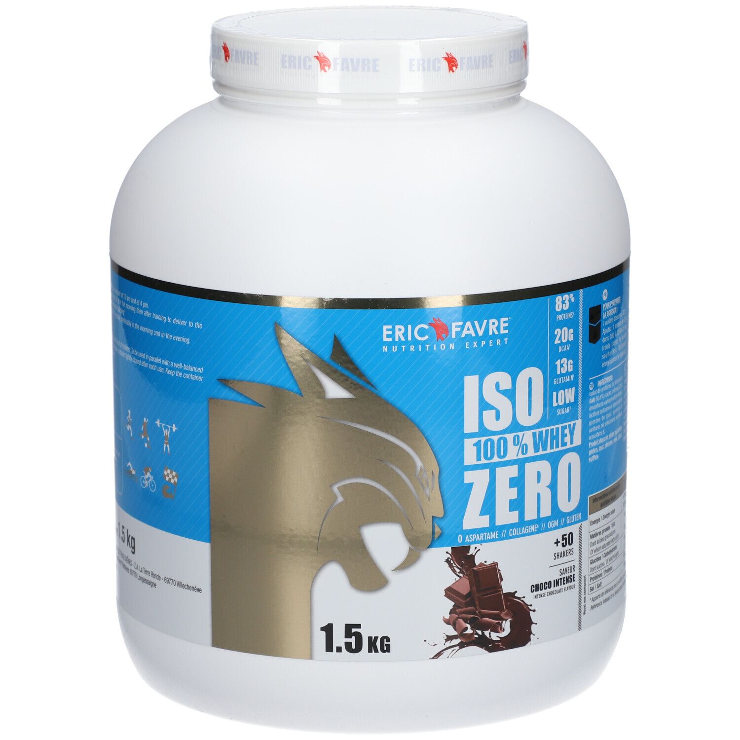 ERIC FAVRE Iso Zero 100% Whey Protéine Choco Intense