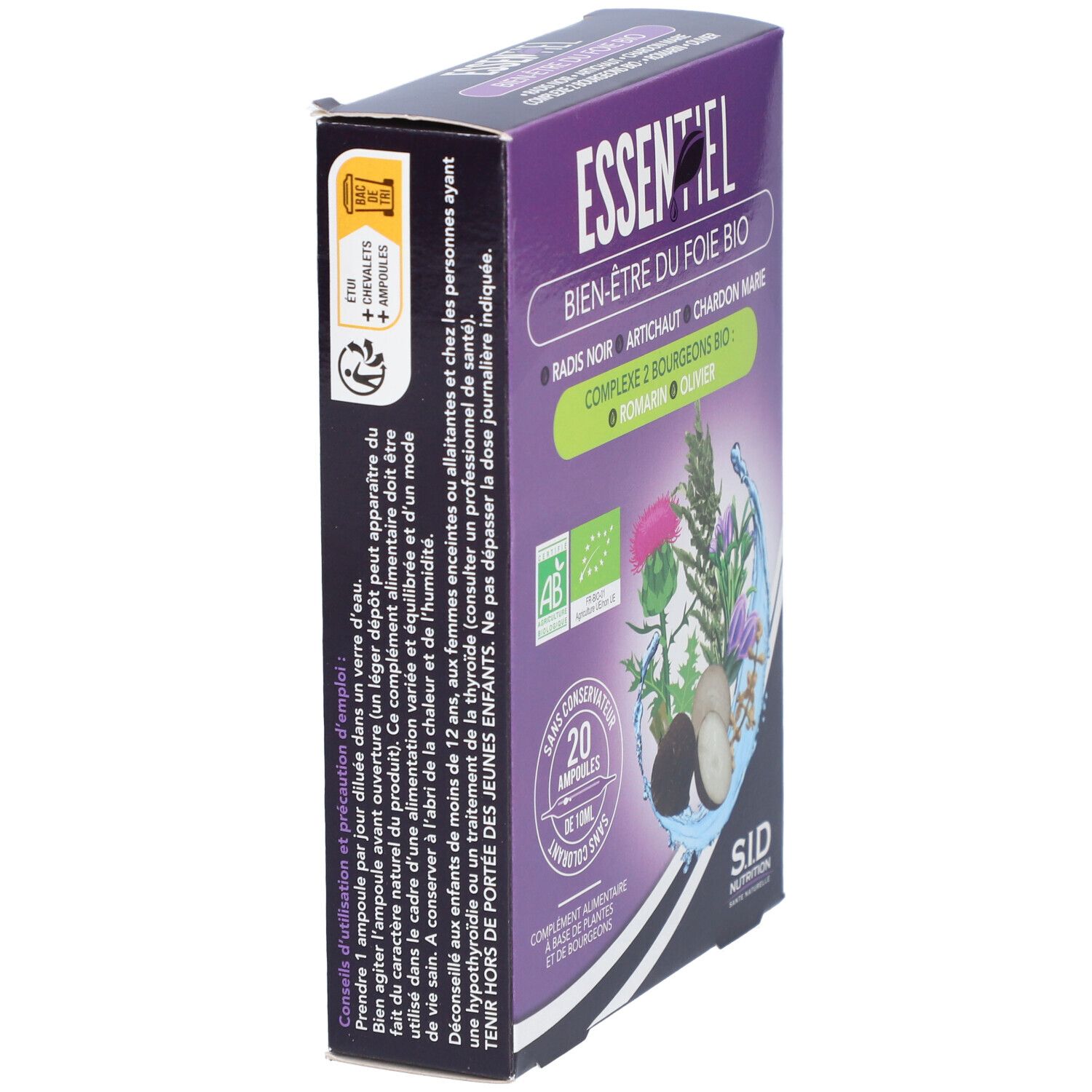 SIDN ESSENTIEL BIENETRE FOIE AMP20