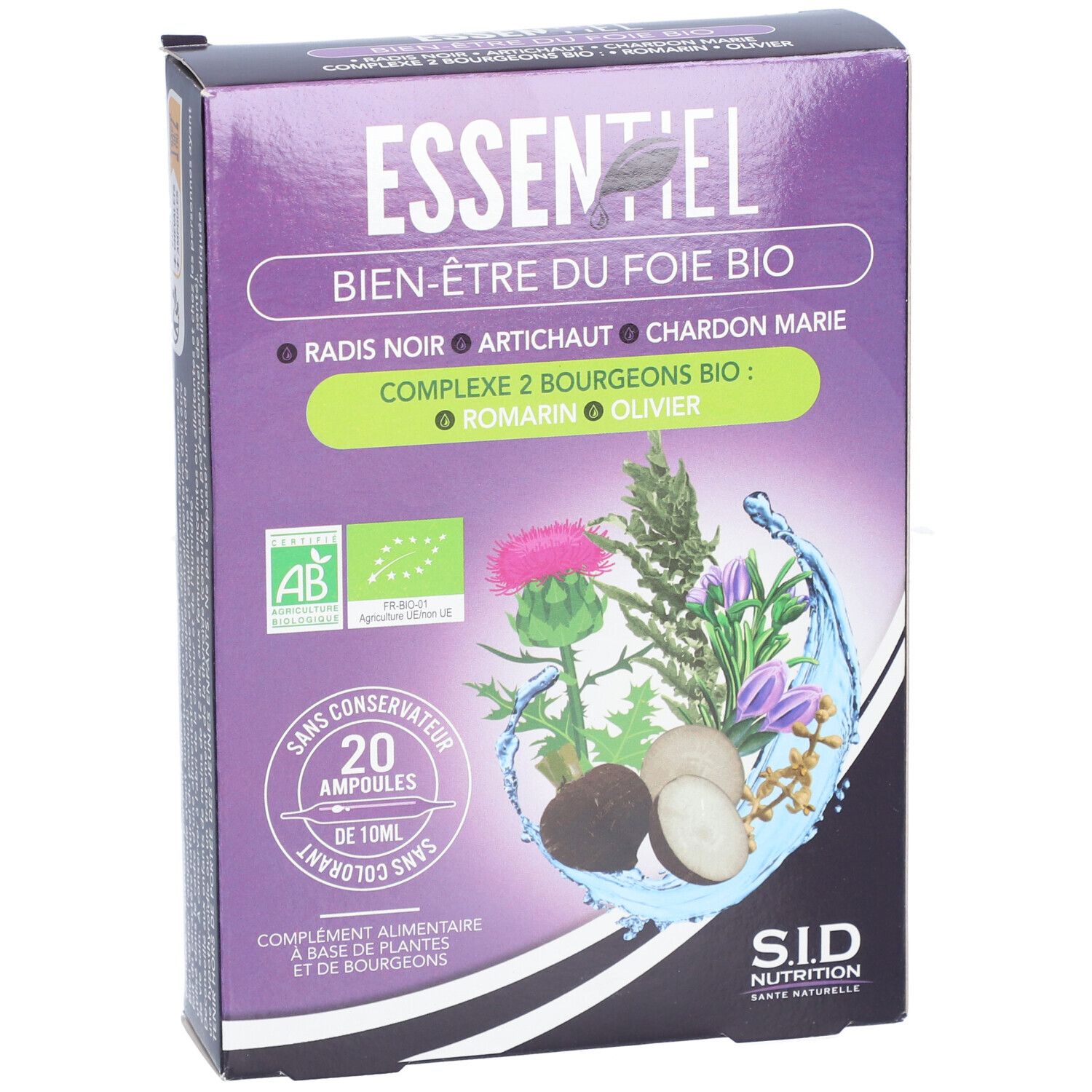 SIDN ESSENTIEL BIENETRE FOIE AMP20