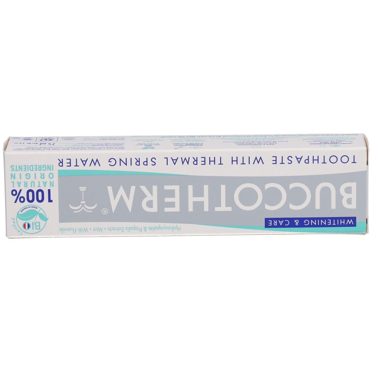Buccotherm Dentifrice à l'Eau Thermale Blancheur & Soin Bio