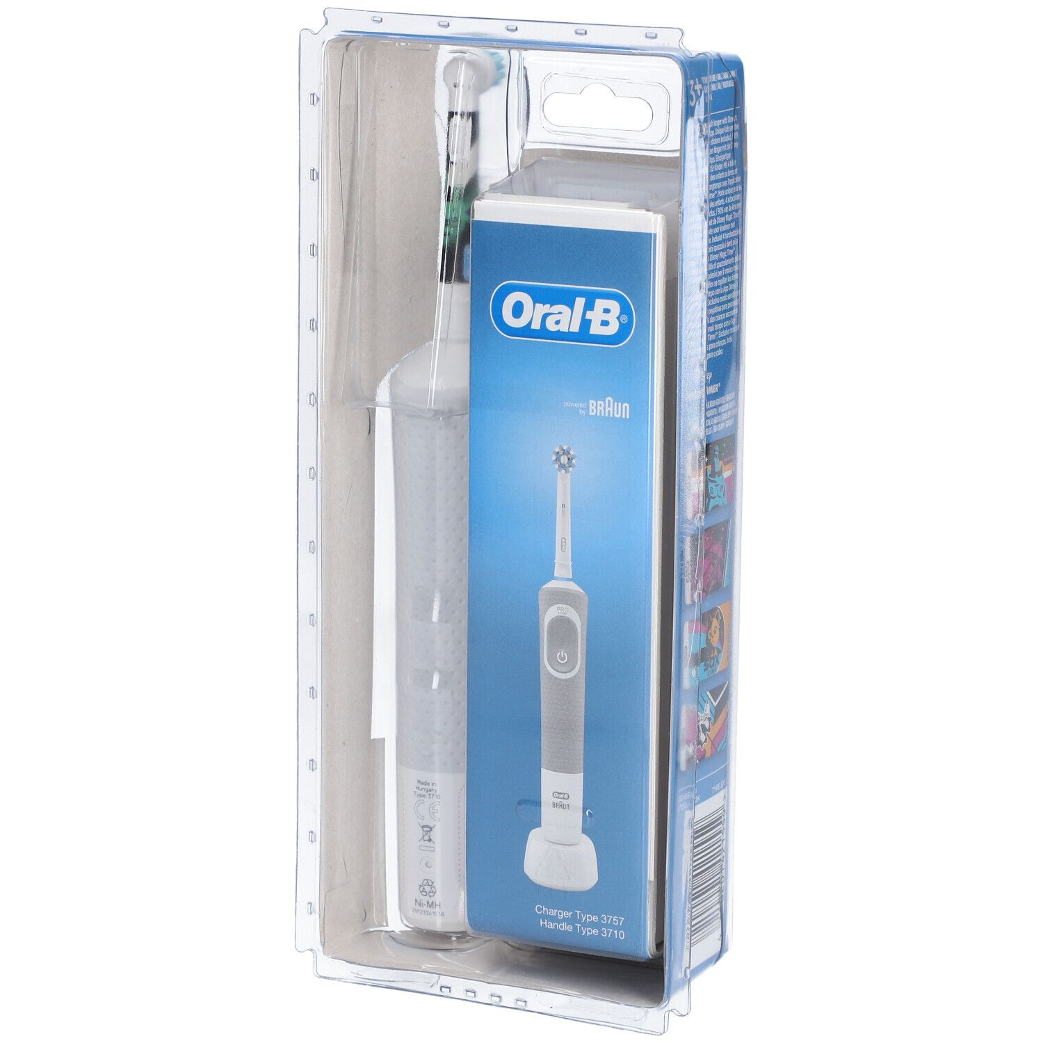 ORAL-B KIDS - Brosse à dents électrique rechargeable pour enfant dès 3 ans et +. décor Buz