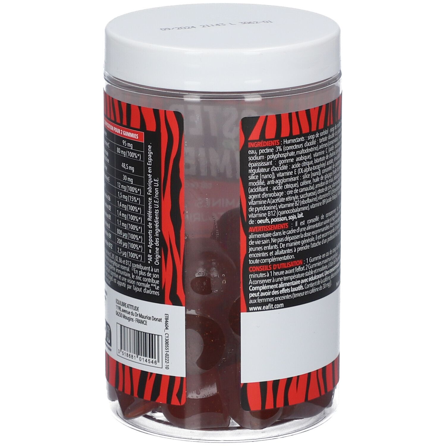 EA-FIT Booster Gummies Fruits rouges