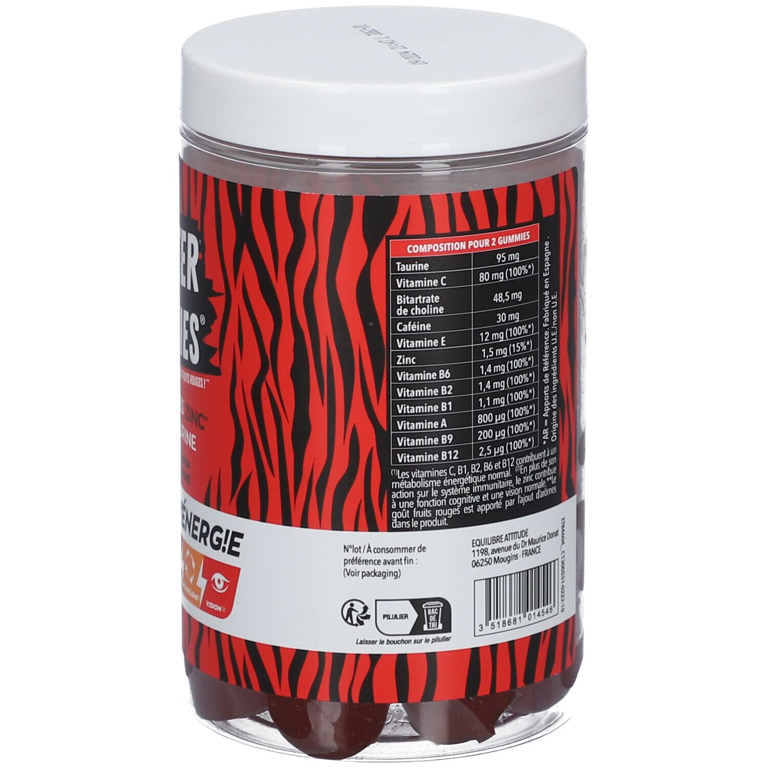 EA-FIT Booster Gummies Fruits rouges