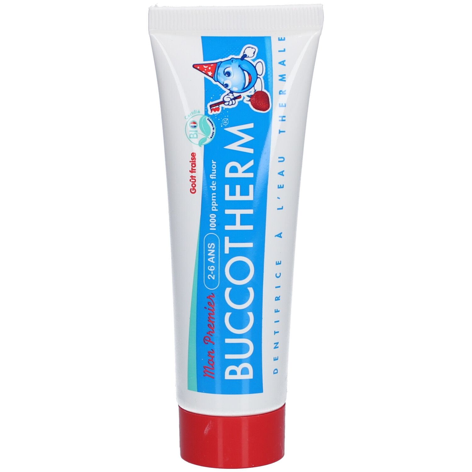 Buccotherm dentifrice 2-6 ans goût fraise bio