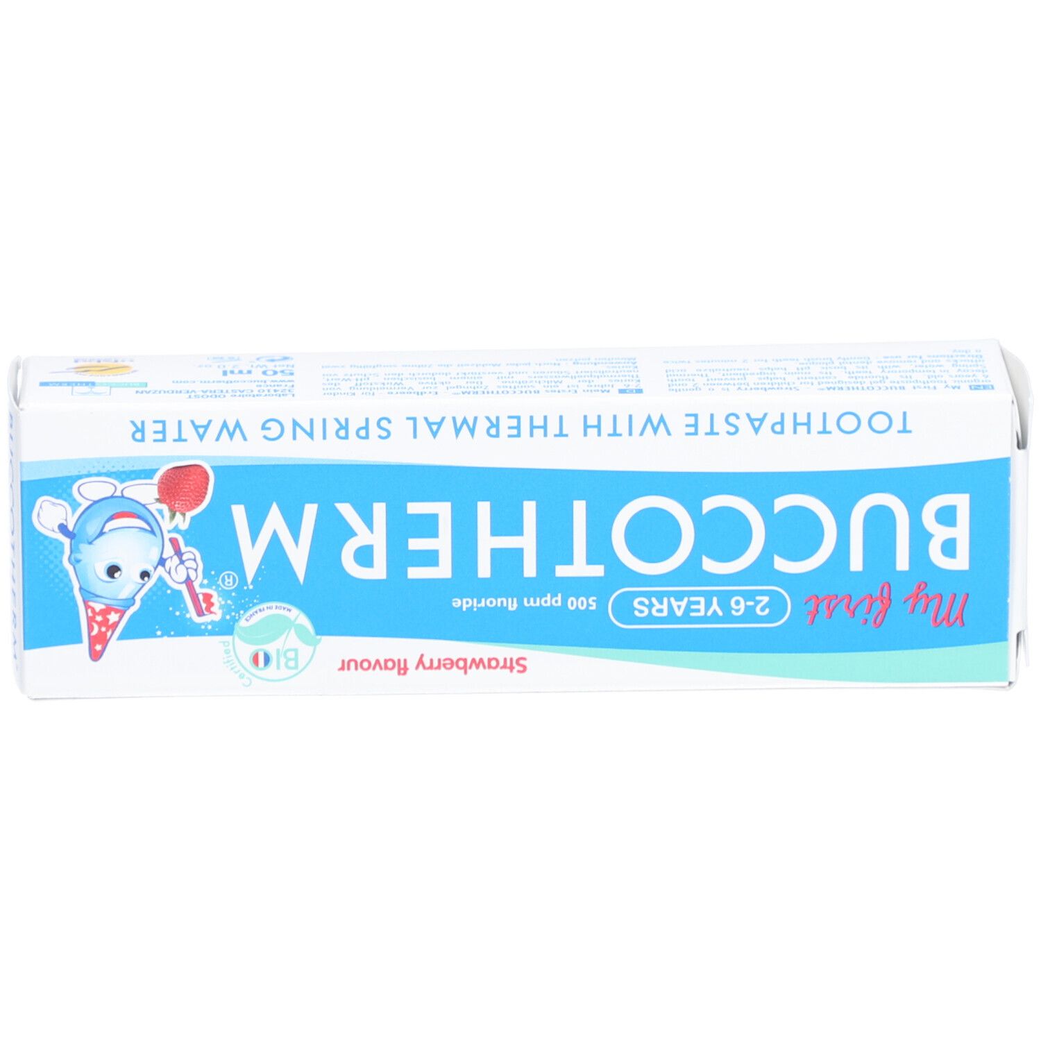Buccotherm dentifrice 2-6 ans goût fraise bio