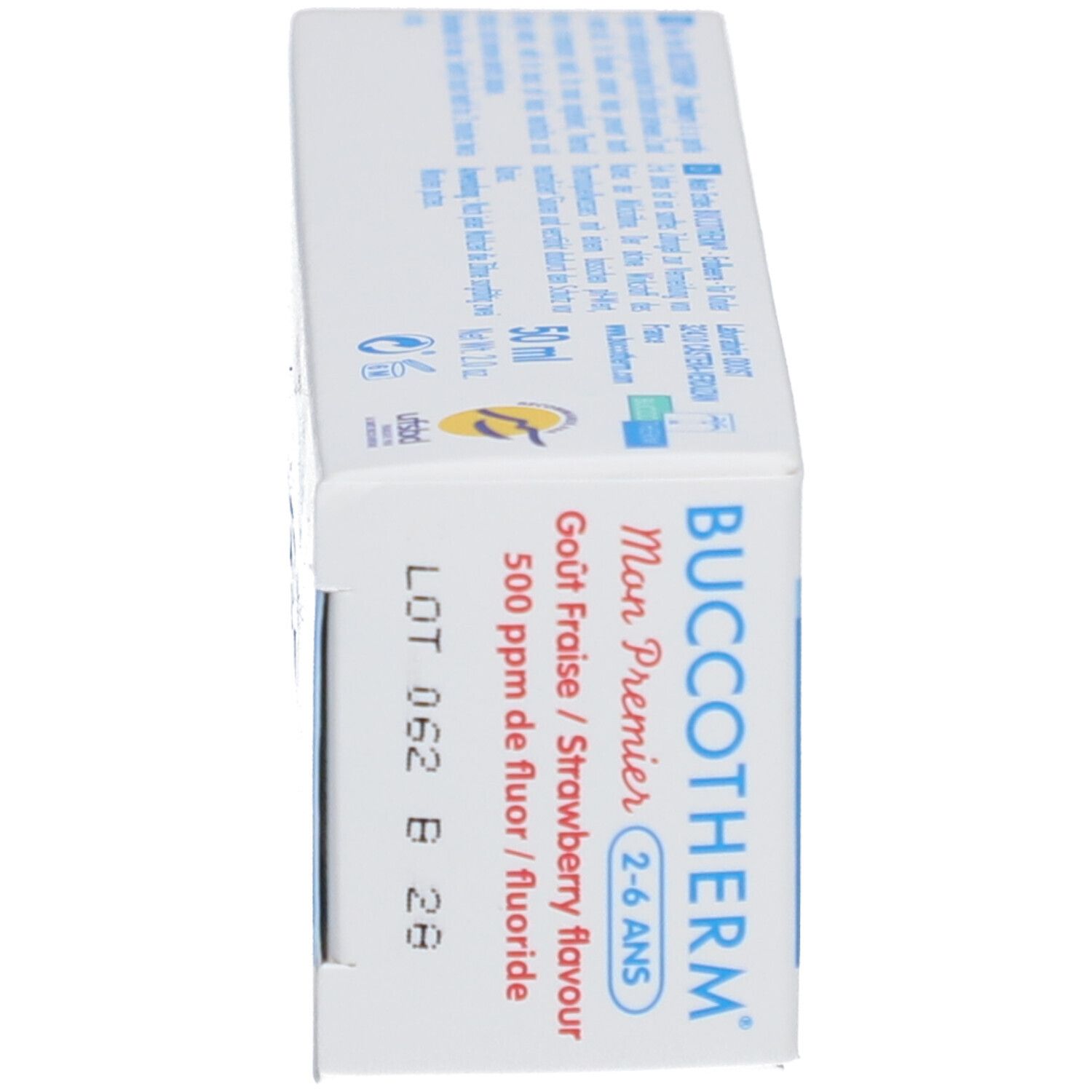 Buccotherm dentifrice 2-6 ans goût fraise bio