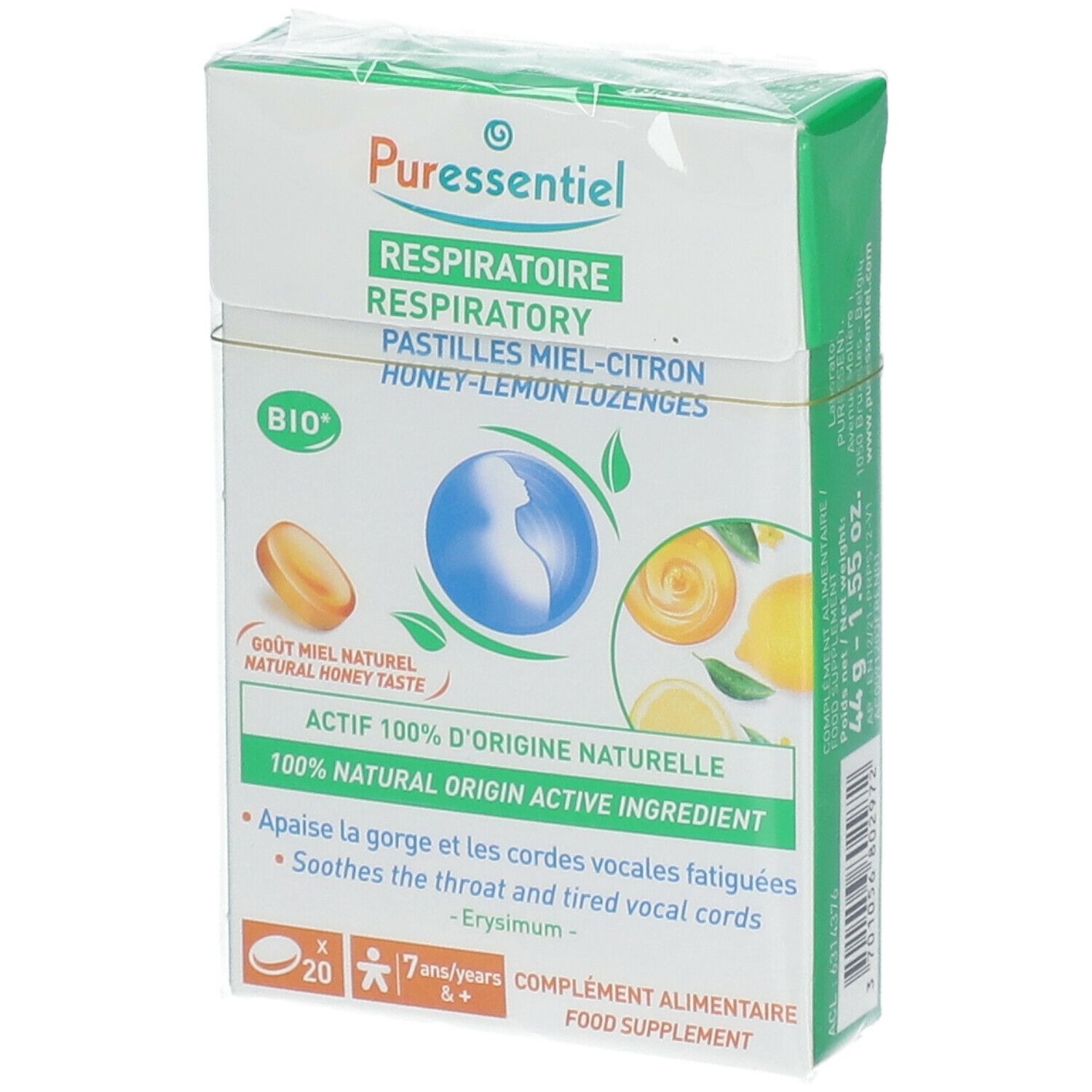 Puressentiel RESPIRATOIRE / RESP OK® Pastilles Respiratoire Miel-Citron