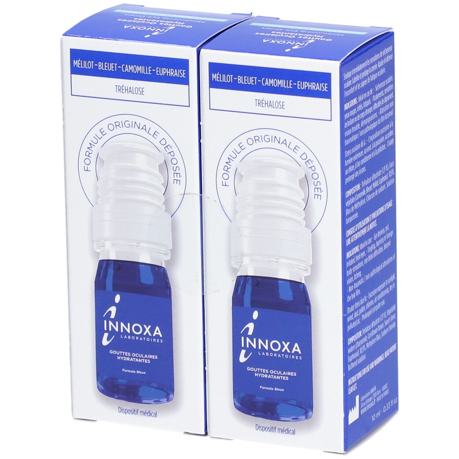 Laboratoire Innoxa Innoxa Gouttes Oculaires Hydratantes Yeux Rouges et Fatigués