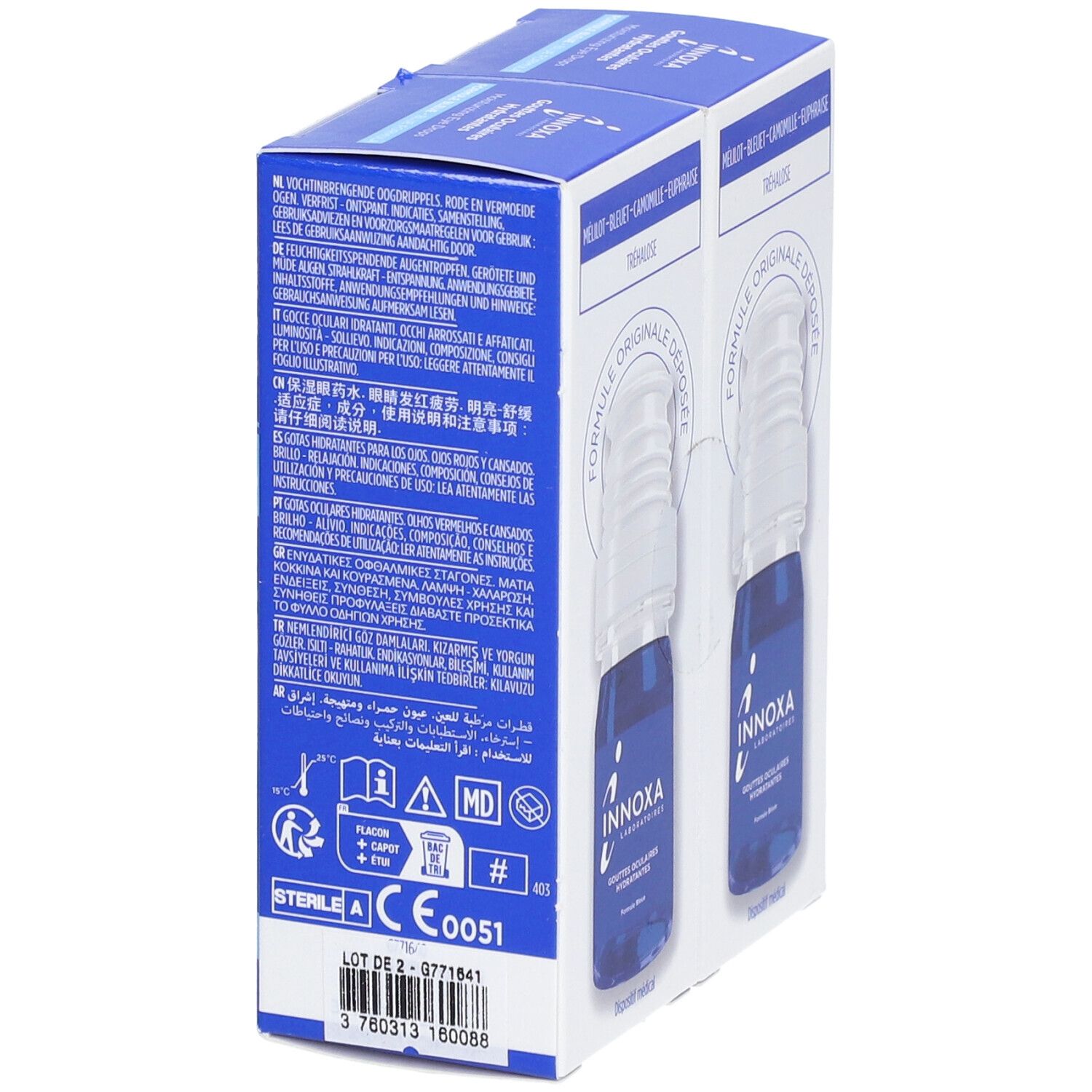 Laboratoire Innoxa Innoxa Gouttes Oculaires Hydratantes Yeux Rouges et Fatigués