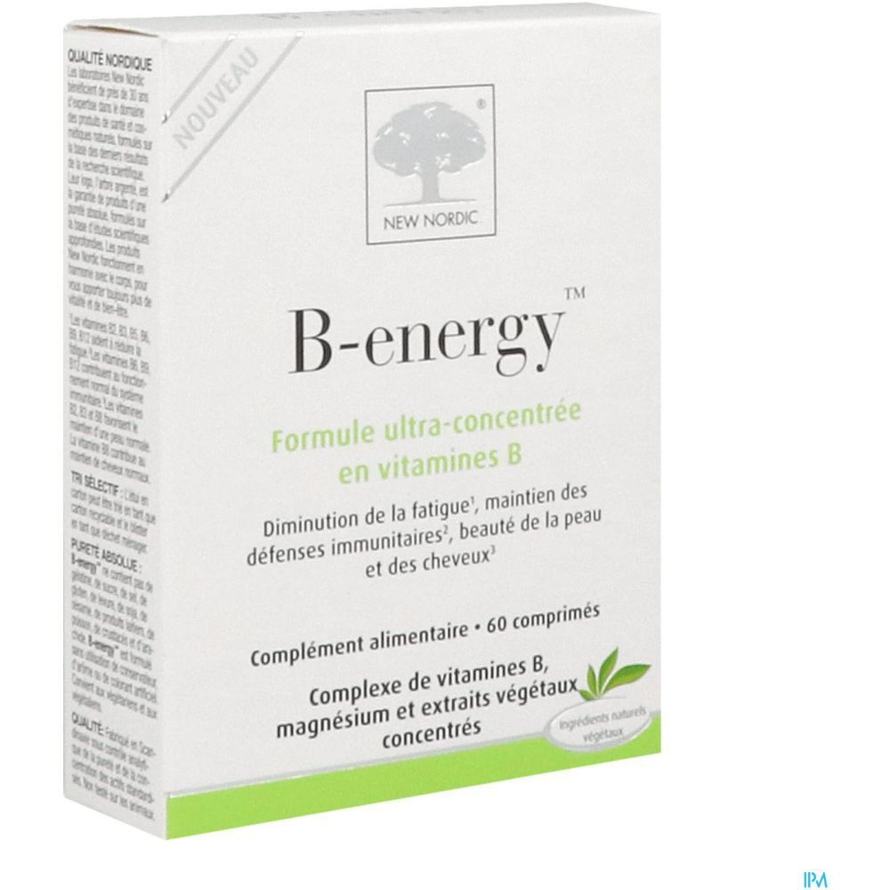 New Nordic B-Energy Complex 8 vitamines + magnésium